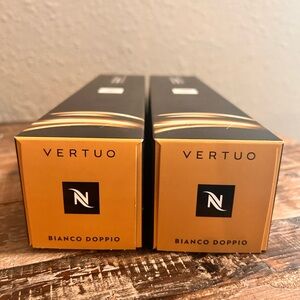 Nespresso Vertuo Bianco Doppio Pods in Gold and Black